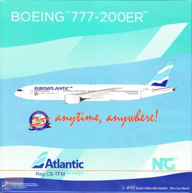 NGM72041 1:400 NG Model Euro Atlantic Airways B777-200ER Reg #CS-TFM (pre-painted/pre-built)