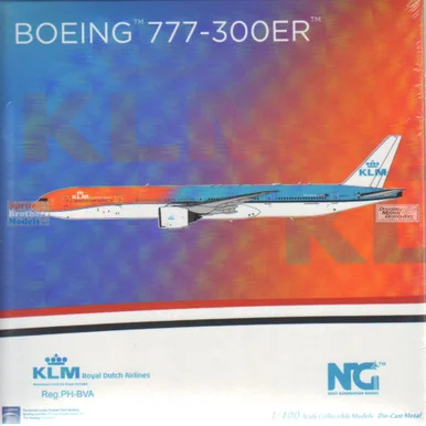 NGM73041 1:400 NG Model KLM B777-300ER Reg #PH-BVA (pre-painted/pre-built)