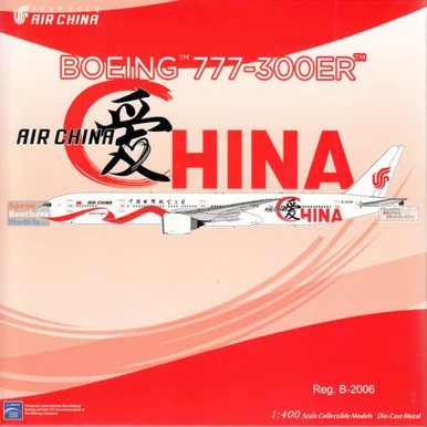 NGM73048 1:400 NG Model Air China B777-300ER Reg #B-2006 'Love China' (pre-painted/pre-built)
