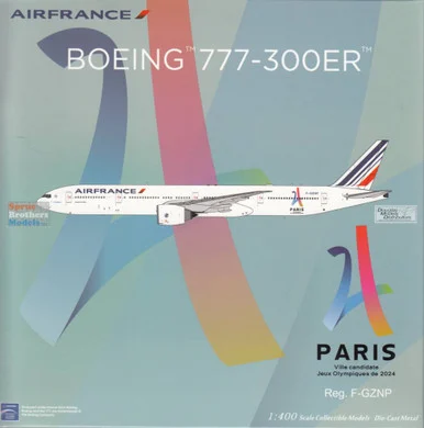 NGM73050 1:400 NG Model Air France B777-300ER Reg #F-GZNP 'Paris' (pre-painted/pre-built)