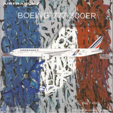 NGM73052 1:400 NG Model Air France B777-300ER Reg #F-GSQI JonOne Livery (pre-painted/pre-built)