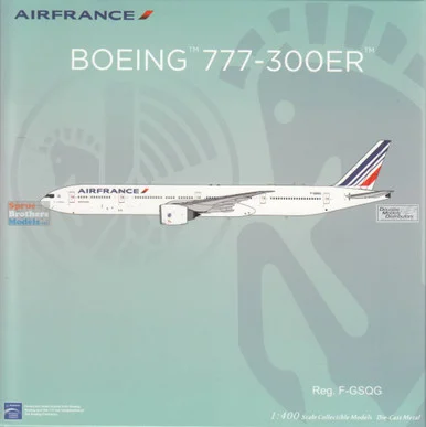 NGM73055 1:400 NG Model Air France B777-300ER Reg #F-GSQG (pre-painted/pre-built)