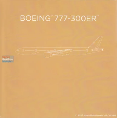 NGM73087 1:400 NG Model Blank Model B777-300ER (pre-painted/pre-built)