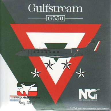 NGM75017 1:200 NG Model Mexico Air Force Gulfstream G550 Reg #3910 (pre-painted/pre-built)