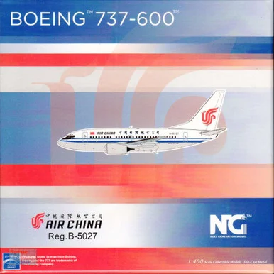 NGM76012 1:400 NG Model Air China B737-600 Reg #B-5027 (pre-painted/pre-built)