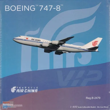 NGM78017 1:400 NG Model ULTIMATE Air China B747-8i Reg #B-2479 VIP Flight (pre-painted/pre-built)