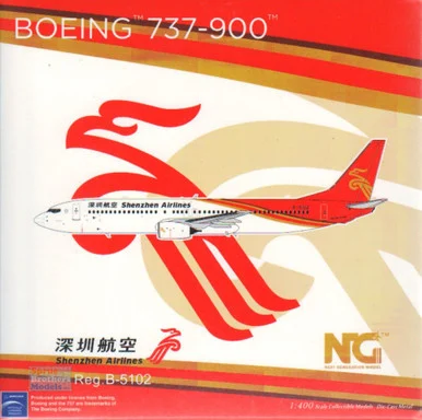 NGM79020 1:400 NG Model Shenzen Airlines B737-900 Reg #B-5102 (pre-painted/pre-built)