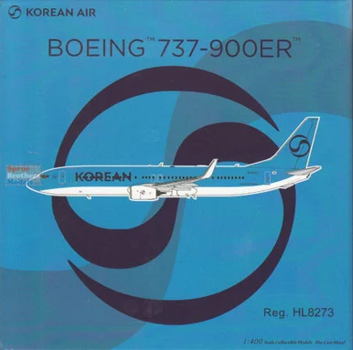 NGM79027 1:400 NG Model Korean Air B737-900ER Reg #HL8273 (pre-painted/pre-built)