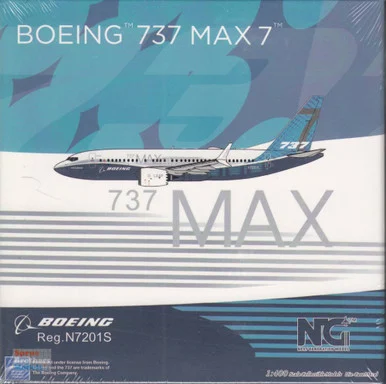 NGM87003 1:400 NG Model Boeing Company B737 Max7 Reg #N7201S (pre-painted/pre-built)