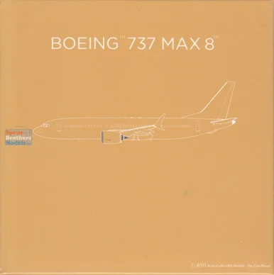 NGM88045 1:400 NG Model Blank Model B737 Max8 (pre-painted/pre-built)