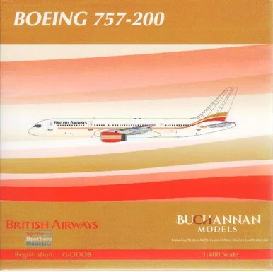 NGMB10008 1:400 Buchanan Models/NG Model British Airways B757-200 Reg #G-OOOB (pre-painted/pre-built)
