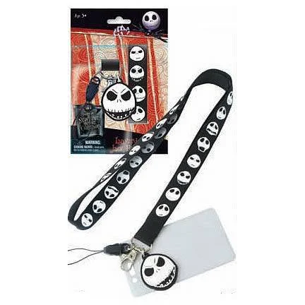 Nightmare Before Christmas Jack Skellington Lanyard - Monogram
