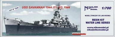 1/700 Niko Models USS Savannah CL-42 Resin Model Kit