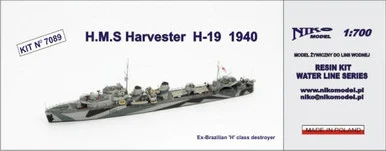 1/700 Niko HMS Harvester H-19 1940 Destroyer