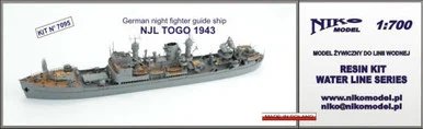 1/700 Niko Models German Night Fighter Guide Ship NJL TOGO 1943