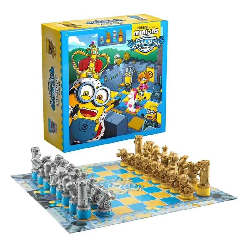 Minions Chess Medieval Mayhem Chess game - Noble Collection