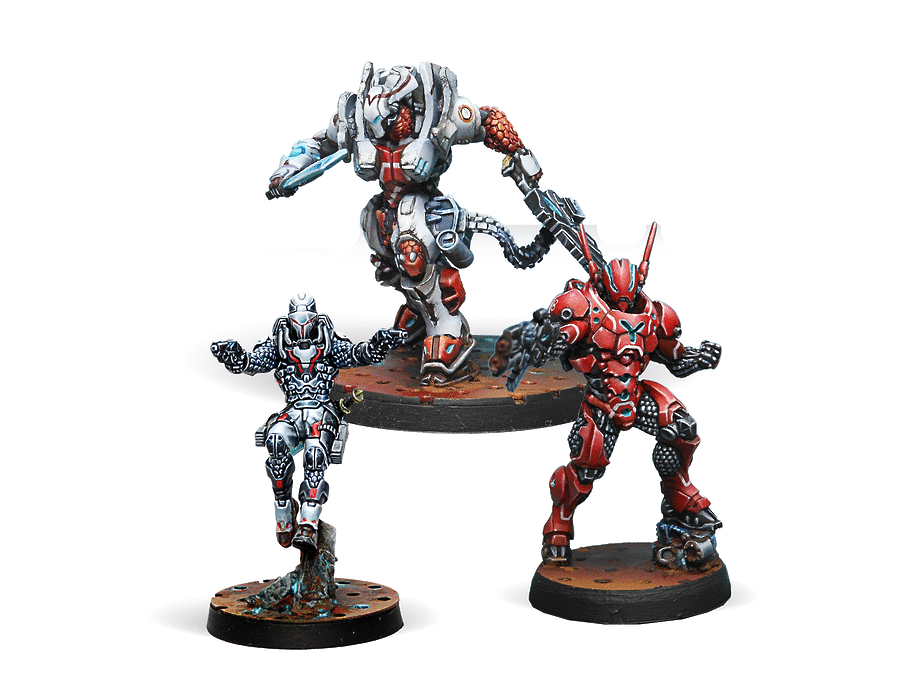 Infinity CodeOne Nomads Booster Pack Beta Miniature Game Figures - Corvus Belli