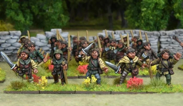 Oathmark Halfling Soldiers, 28 mm Scale Model Metallic Figures - North Star Military Figures