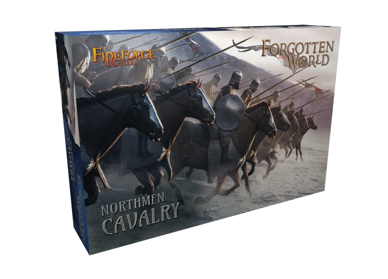 Forgotten World Northmen Cavalry, 28mm Plastic Model Figures - Fireforge Games