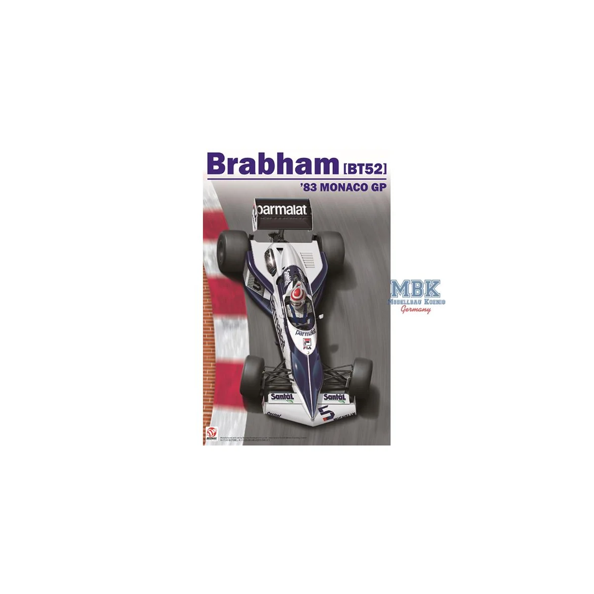 Brabham BT52 1983 Monaco GP 1:20 Model kit - NUNU-BEEMAX