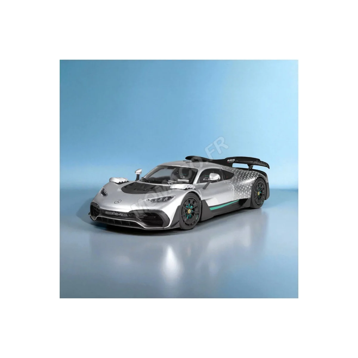 Mercedes-amg one “race with stars” silver Die cast
