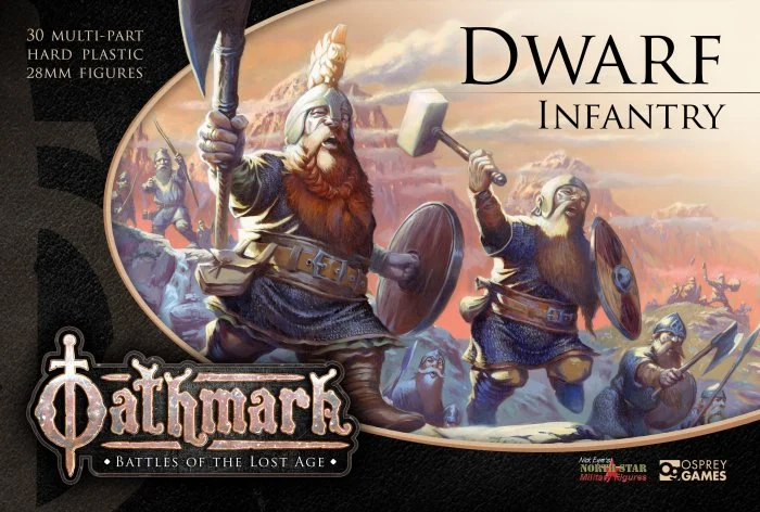 Oathmark Dwarf Infantry 30 Figure 28mm Plastic Kit - North Star Military Figures