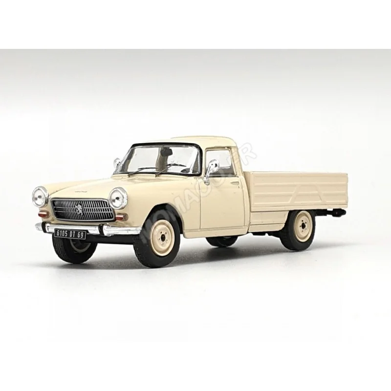 Peugeot 404 open pick-up cream Die cast