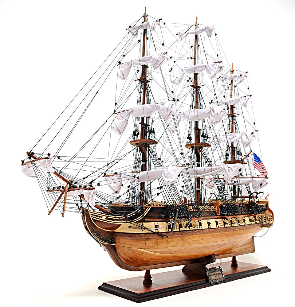 Old Modern Handicrafts USS Constitution Exclusive Edition Admiral Line Wooden Model Ship
