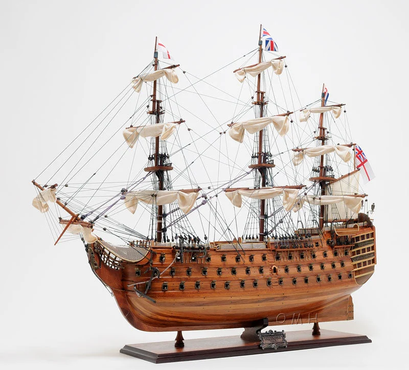 Old Modern Handicrafts (OMH) HMS Victory Exclusive Edition | Admiral Line 37" Handcrafted Wooden Replica
