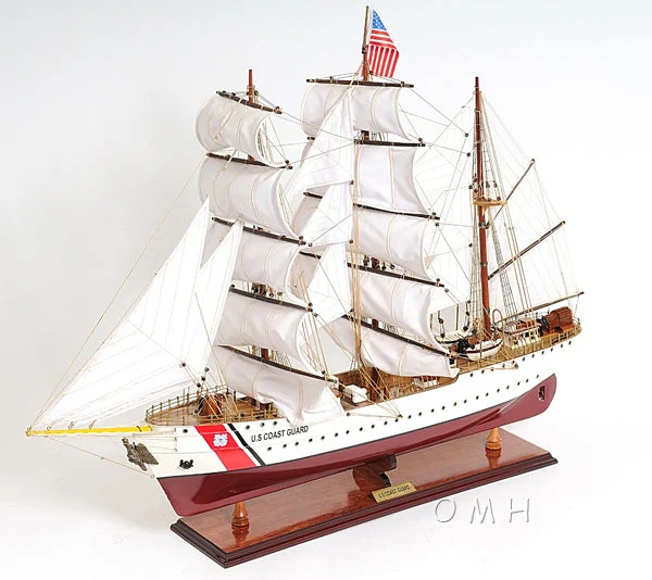 Old Modern Handicrafts US Coast Guard Eagle E.E. (Admiral Line) — Fully Assembled Wooden Plank-on-Frame Replica
