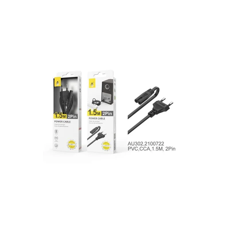 Standard 2-port AU302 Power Cable for Saturn/Dreamcast/XBOX/PS1/PS2/PS3 Slim PS4...-1.5m