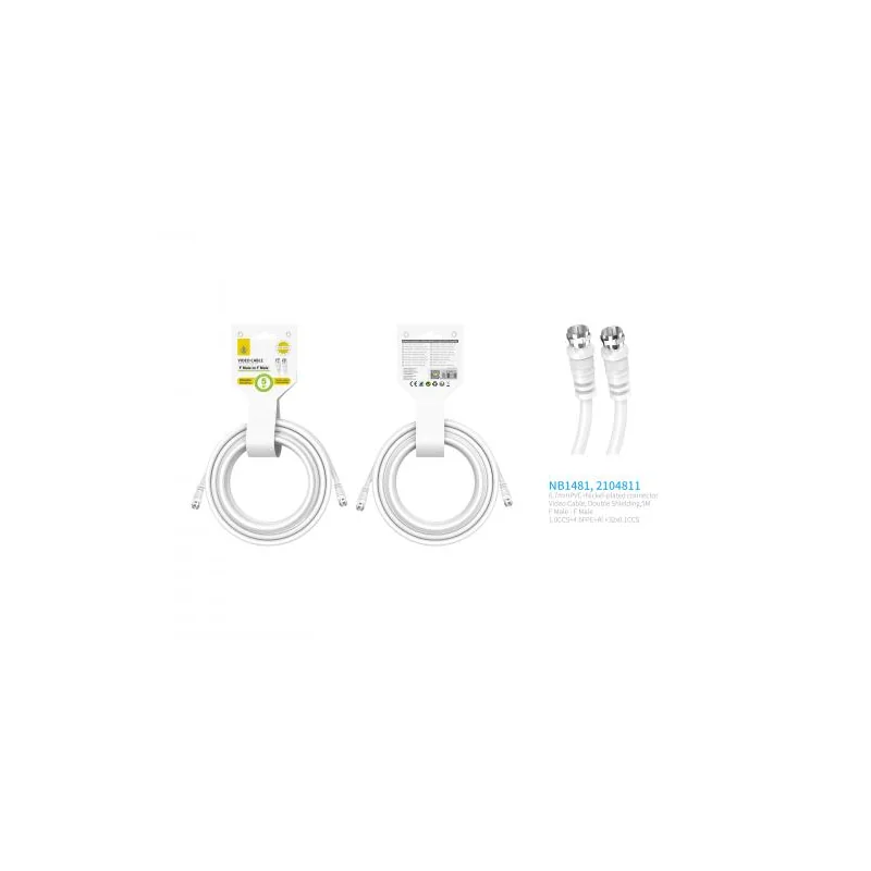 Male to Male antenna cable 5m - NB1481 - White