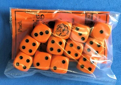 PIGXX203 - PIGGY DICE (12) - ORANGE