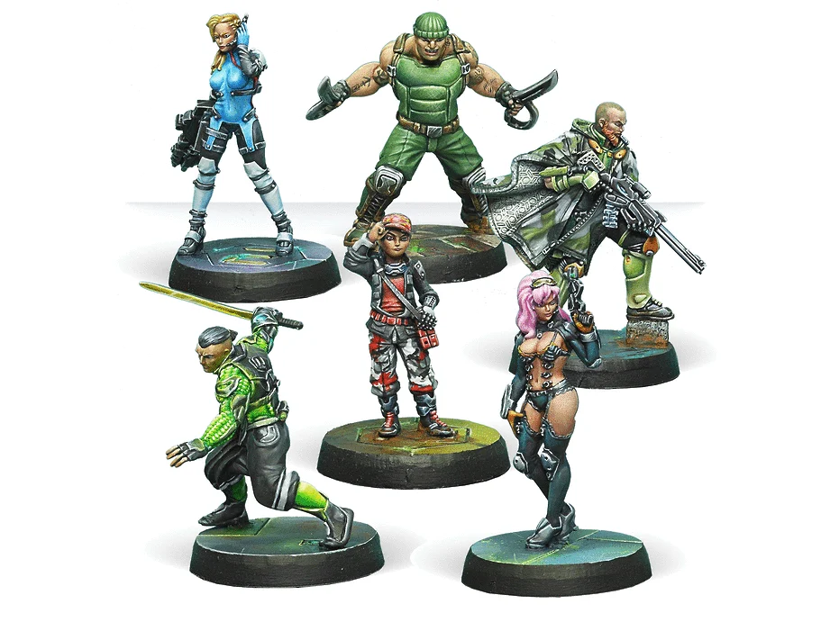 Infinity NA2 Outrage Characters Pack Miniature Game Figures - Corvus Belli