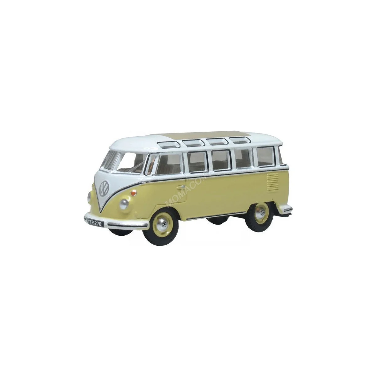 Volkswagen t1 samba yellow bus Die Cast - OXFORD