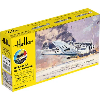 Heller 80235 Focke Wulf FW 190 A5/A8/F8 1/72 Scale Model Kit