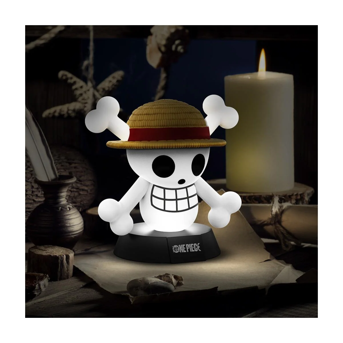 ONE PIECE NETFLIX - Jolly Roger - Icon Lamp 11cm