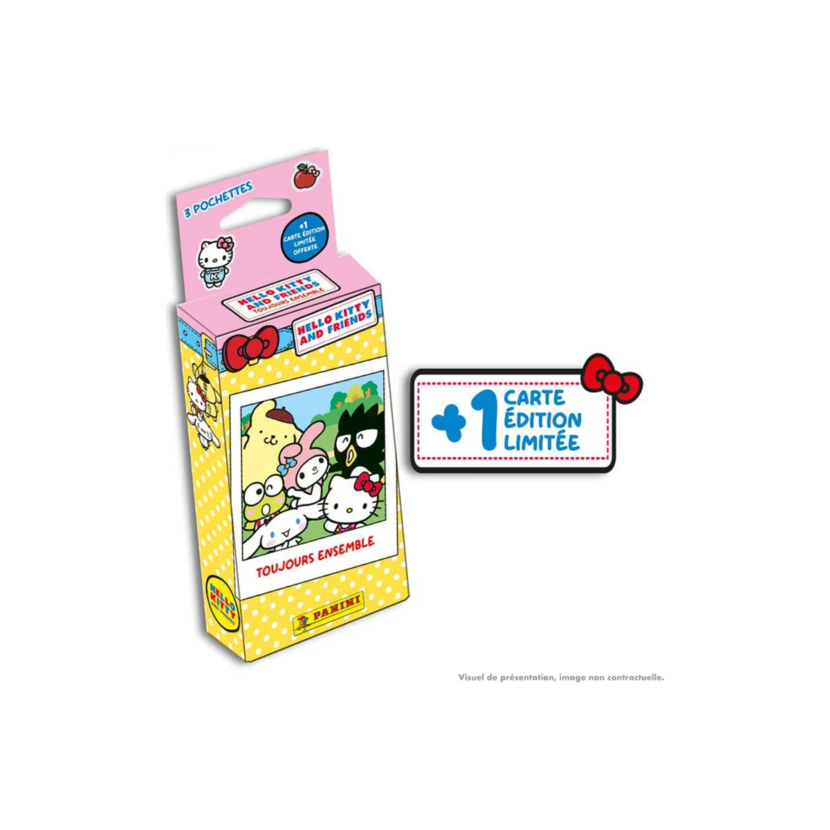 Hello Kitty & Friends Panini TC Blister 3 Pouches + 1 El Card
