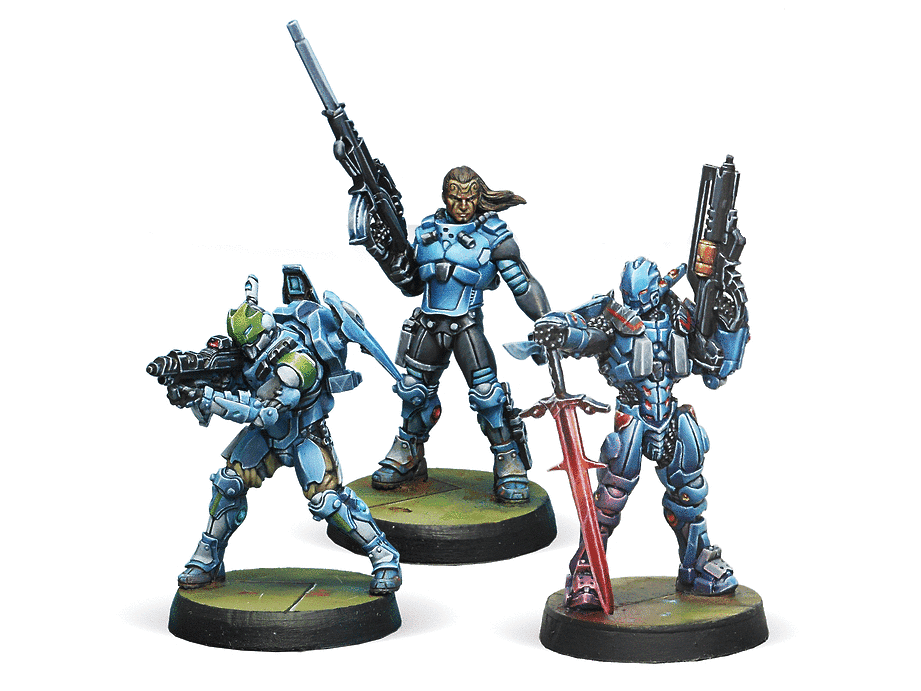Infinity CodeOne PanOceania Booster Pack Alpha Miniature Game Figures - Corvus Belli