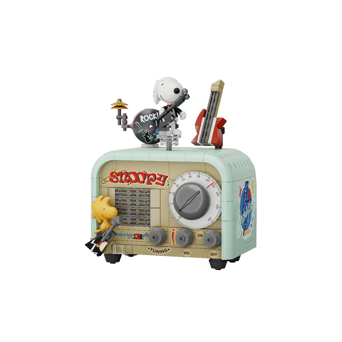 Snoopy Pantasy Retro Time Series Radio 16cm