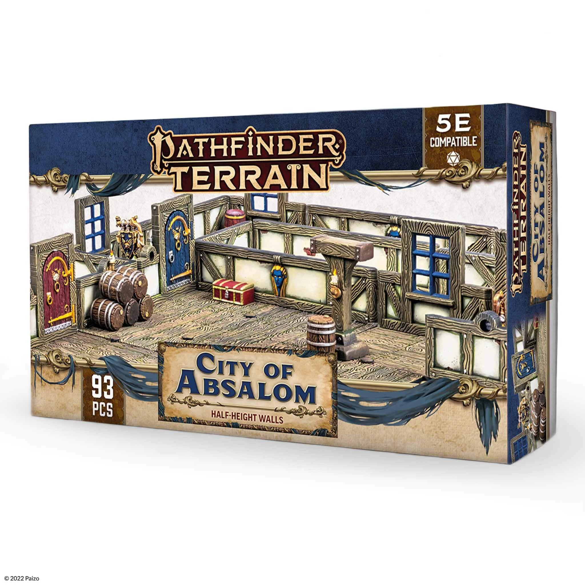 Dungeons & Lasers Pathfinder Terrain: City of Absalom (Half Height Walls) - Archon Studio