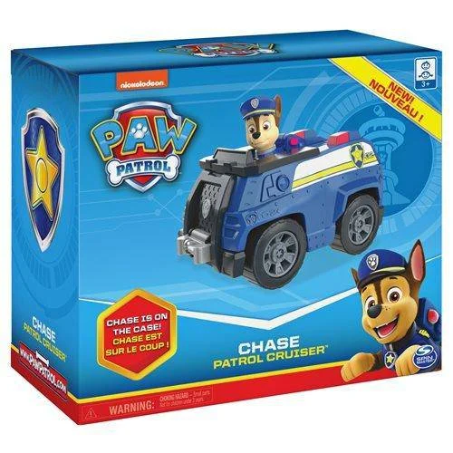 PAW Patrol Chase's Patrol Cruiser Vehicle and Figure - Spin Master