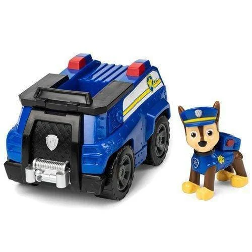 PAW Patrol Chase's Patrol Cruiser Vehicle with Figure - Spin Master