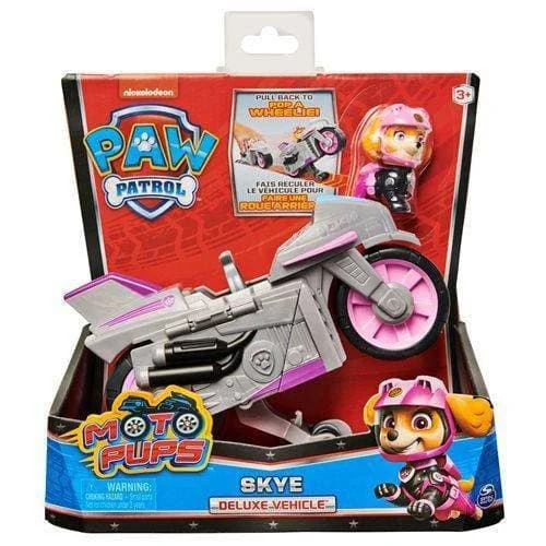 PAW Patrol Moto Pups Skye's Deluxe Pull Back Motorcycle Vehicle - Spin Master