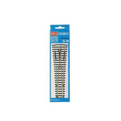 PECO SL-98 HO Code 100 Large Wye Insulfrog