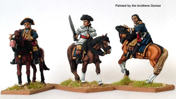 Perry Miniatures American War of Indepedence American Mounted Infantry Officers 28mm Scale Metal Figures