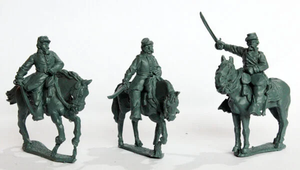 Perry Miniatures Mounted Union Colonels 28mm Scale Model Metal Figures