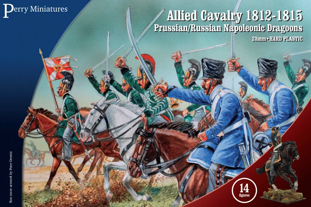 Perry Miniatures Napoleonic Allied Cavalry Prussian/Russian Dragoons 1812–1815 28mm Scale Plastic Figures