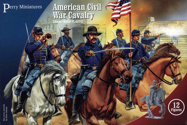 Perry Miniatures American Civil War Cavalry 1861–1865 28mm Plastic Model Figures