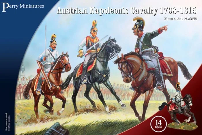 Perry Miniatures Napoleonic Austrian “German” Cavalry 1798–1815 28mm Plastic Cavalry (14 Figures)